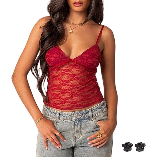 Generic Babydoll Tank tops for Women Summer Stylish V-Neck A